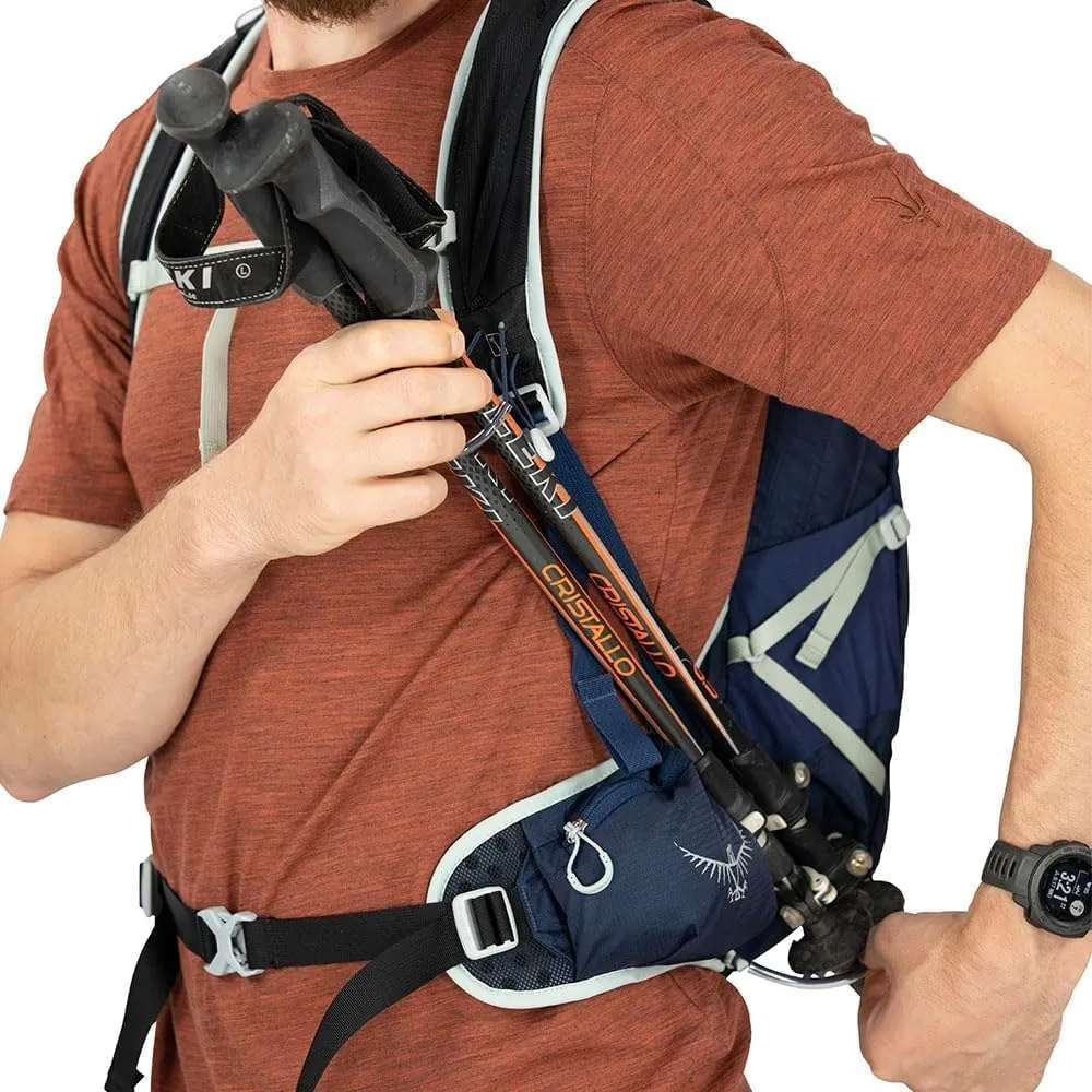 Osprey Talon 11L Men's Hiking Backpack with Hipbelt, Eclipse Grey, L/XL