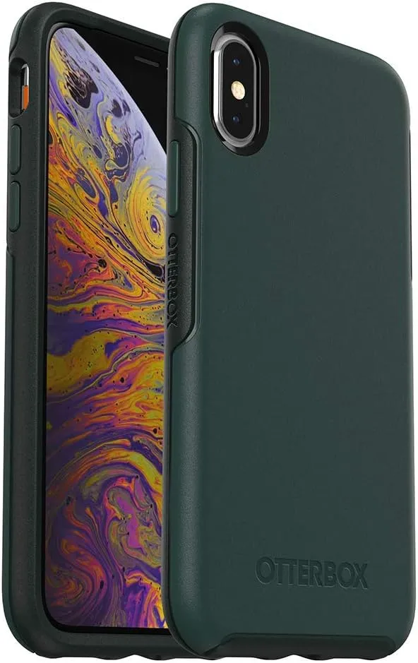 OTTERBOX SYMMETRY SERIES Case for iPhone Xs & iPhone X - Retail Packaging - IVY MEADOW (TREKKING GREEN/SCARAB)