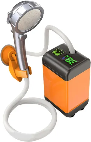 Outdoor Camping Shower Pumps Portable Shower for Camping Portable Camping Shower with Electric USB Rechargeable Battery