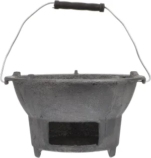 Outdoor Cast Iron Charcoal Stove Portable Bbq Grill Camping Bbq Stove Cookware Party Camping Tour Burner