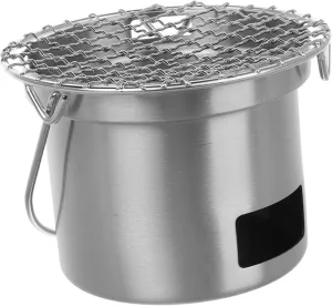 Outdoor Cooking Stove Compact Camping Grill Bbq Tool for Versatile Cooking
