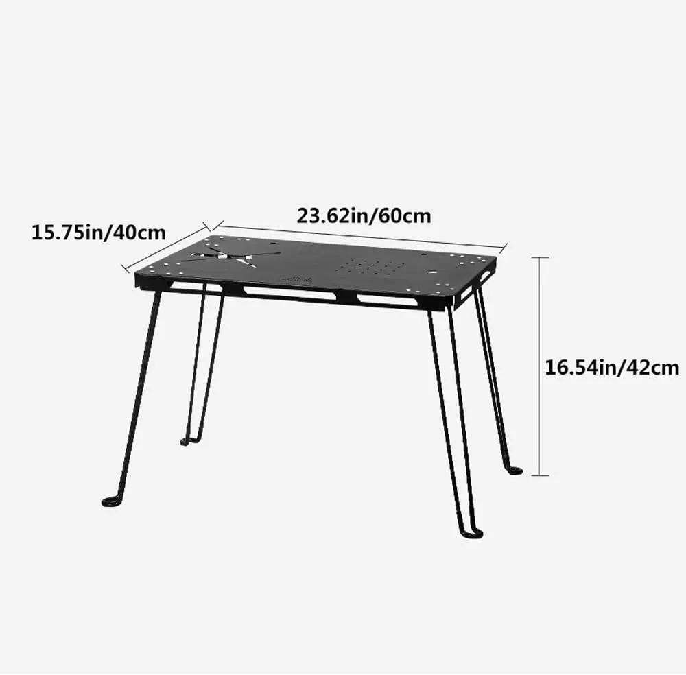 Outdoor Folding Camping Table Multi-Functional Portable Picnic Table Car Camping Equipment Large Load-Bearing Thickened Desk Suitable for Outdoor Camping Picnic