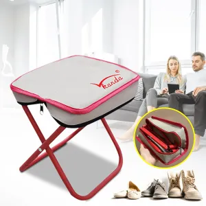 Outdoor Handbags Folding Chairs, Portable Folding Chairs, Camping Stools Camping Stoves Boiling Tea, Fishing Stools for Fishing BBQ Hiking Gardening and Beach,Travel (10.2 * 9.1 * 10.2 in)