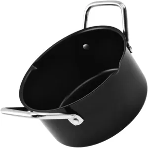 Outdoor Soup Pot Non-Stick Camping Cookware Stove Pan Set Carbon Steel Stew Pot Camping Pan