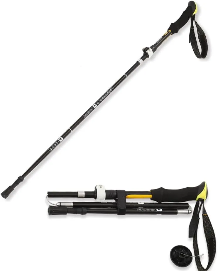 Outdoor Trekking Poles Trekking Poles Ultra Lightweight Foldable 2 Pack for Senior Women Men Rugged Sweatproof All Terrain