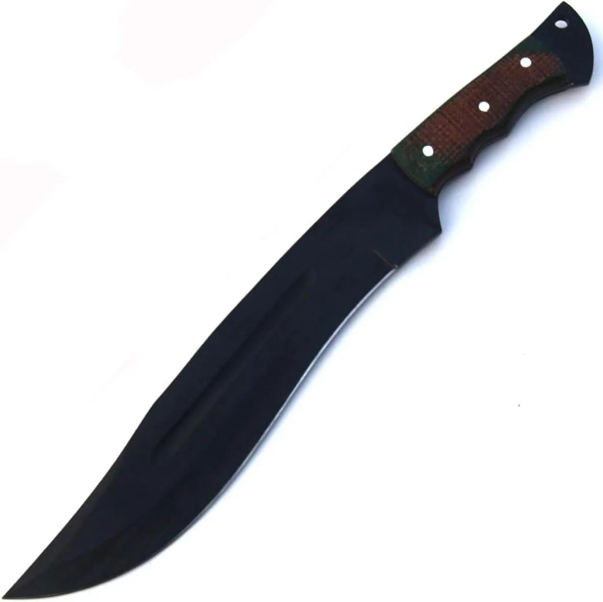 PAL 2000 KNIVES Custom Handmade Powder Coated D2 Steel 15 Inches Full Tang Hunting Bowie Knife with Sheath 9349