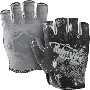 Palmyth Stubby UV Fishing Gloves Sun Protection Fingerless Glove Men Women UPF 50  SPF for Kayaking, Paddling, Canoeing, Rowing, Driving