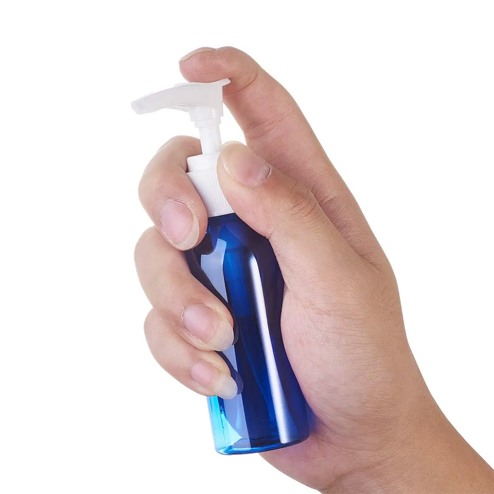 Pandahall 36Pcs Empty Pump Bottles 50ml/1.69oz Refillable Plastic Bottles Foaming Soap Dispensers for Liquid Soap Lotion Cleaning Beauty Care (Blue)