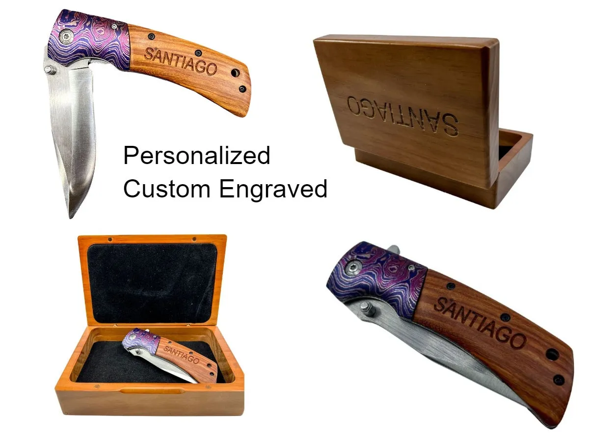 Personalized Custom Pocket Knife, Folding Knife