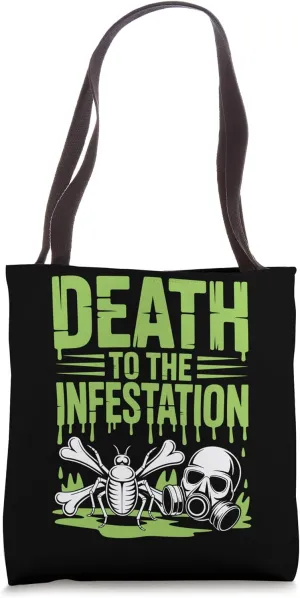 Pest Control Expert Bug Buster Humor Exterminator Life Tote Bag