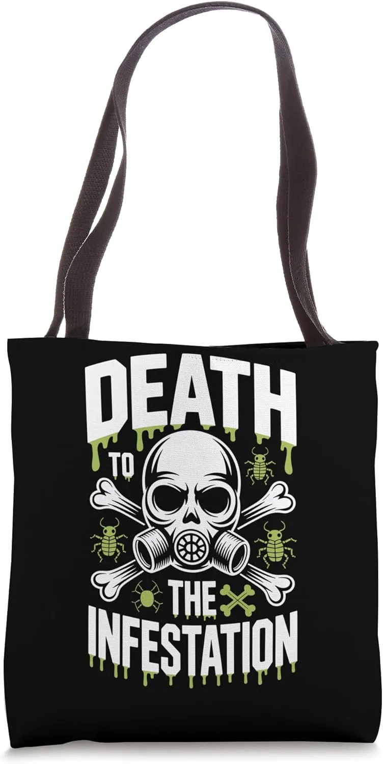 Pest Control Expert Bug Buster Humor Exterminator Life Tote Bag