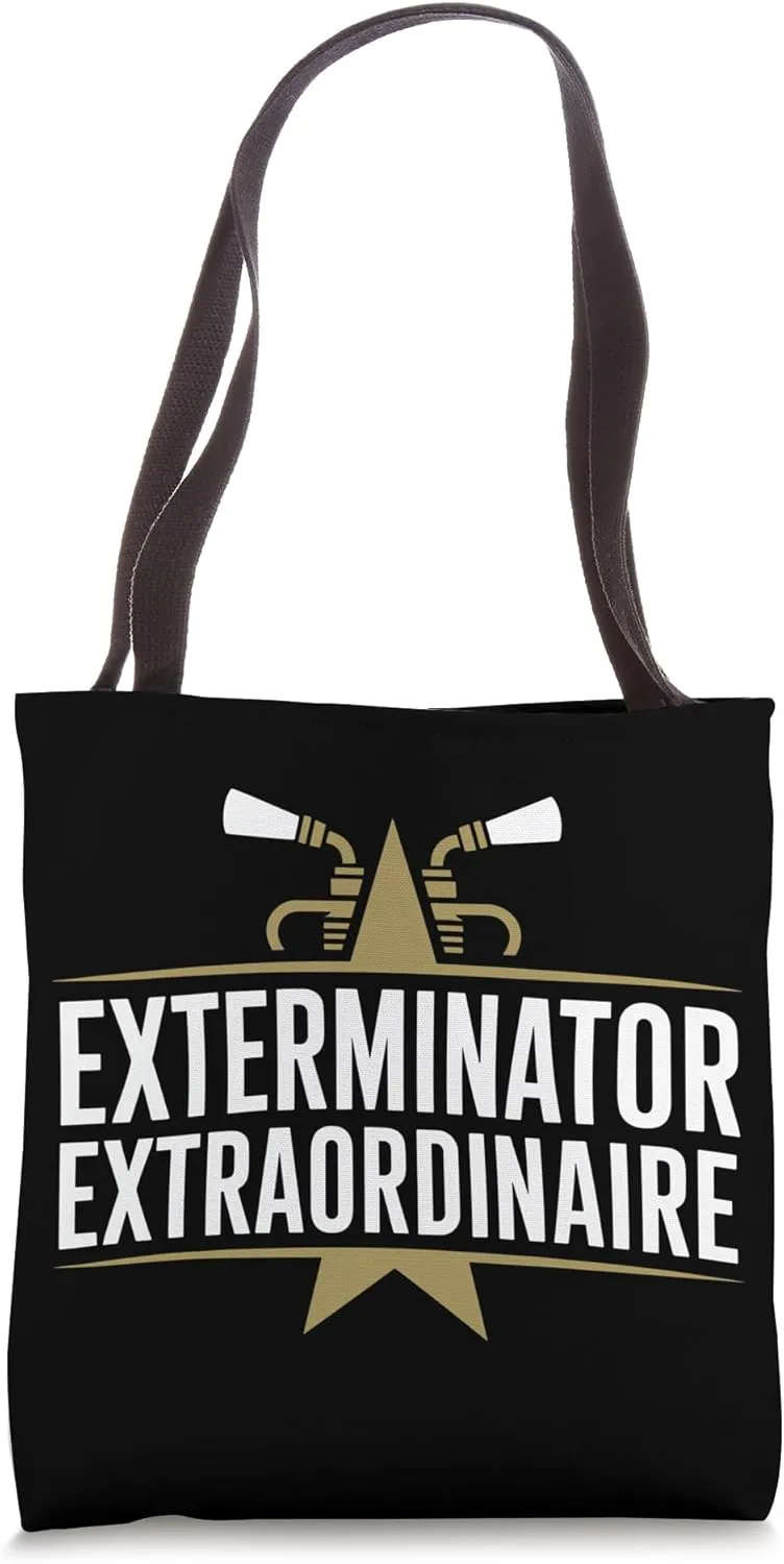 Pest Control Expert Bug Buster Humor Exterminator Life Tote Bag