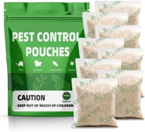 Pest Control, Mouse Repellent Pouches, Rodent Repellent, Mice Repellant Indoor, Peppermint Mice to Repel Rodents, Ant, Roach & Mosquito, Rat Repellant Outdoor, Keep Mouse Out of Camper-8P