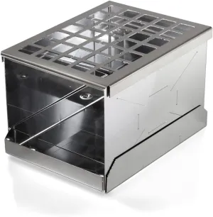 Petromax Pocket Camping Fireplace Stove Stainless Steel