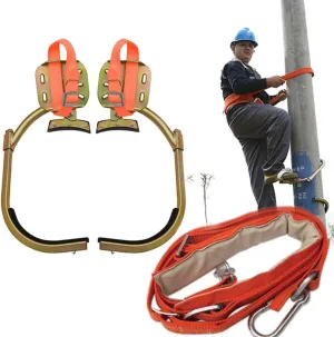 Pole Climbing Spikes, Climbing Trees Artifact Electrician Wooden Pole Foot Buckle, Durable, Suitable for Hunting Observation, Fruit Picking.,250Model