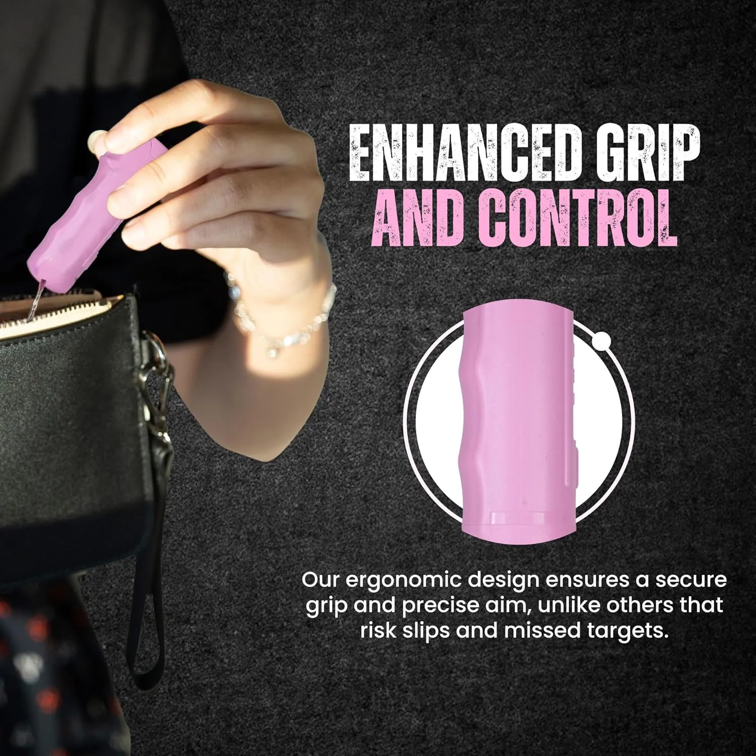 Police Magnum Personal Safety Alarm & Pepper Spray Combo Self Defense Pack for Women- Loud 135db Siren with Light & Max Strength Flip Top Pepper Spray Protection