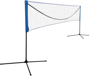 Portable 14FT Volleyball Badminton Tennis Net with Carrying Bag, Adjustable Height for Easy Setup, Lightweight Design