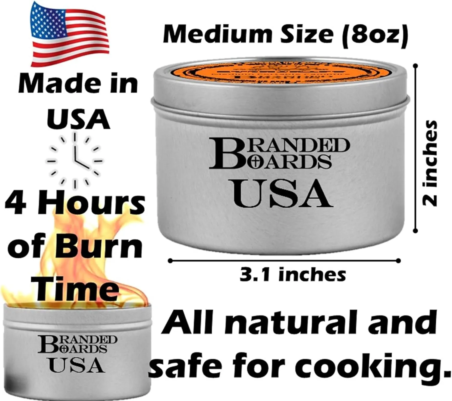 Portable Campfire & Trivet Stove | Protect Table & Cook Using The Trivet/Stove | Made in USA | Great for Picnics Parties S'Mores Gifts Bushcraft Camping Survival