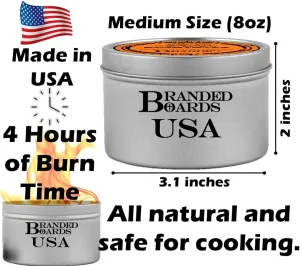 Portable Campfire & Trivet Stove | Protect Table & Cook Using The Trivet/Stove | Made in USA | Great for Picnics Parties S'Mores Gifts Bushcraft Camping Survival
