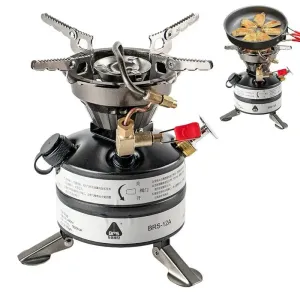 Portable Camping Stove Mini Outdoor Burning Stove Ultralight Stove For Camping Picnic BBQ Hiking