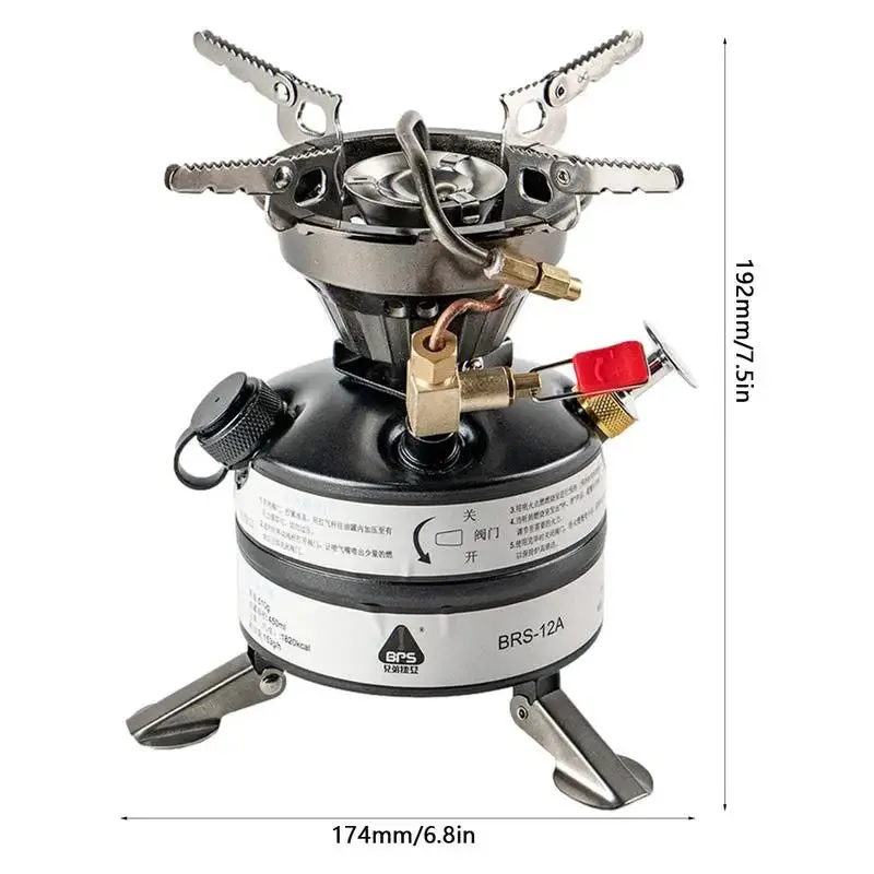 Portable Camping Stove Mini Outdoor Burning Stove Ultralight Stove For Camping Picnic BBQ Hiking