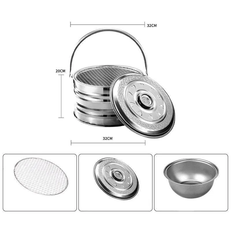 Portable Camping Stove - Outdoor BBQ Grill