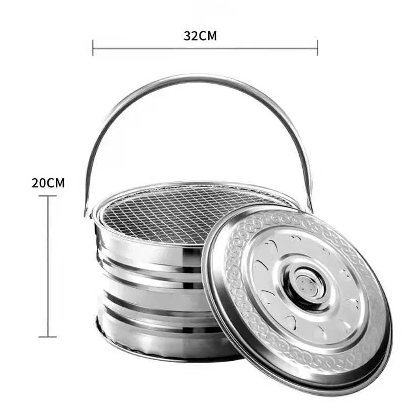 Portable Camping Stove - Outdoor BBQ Grill