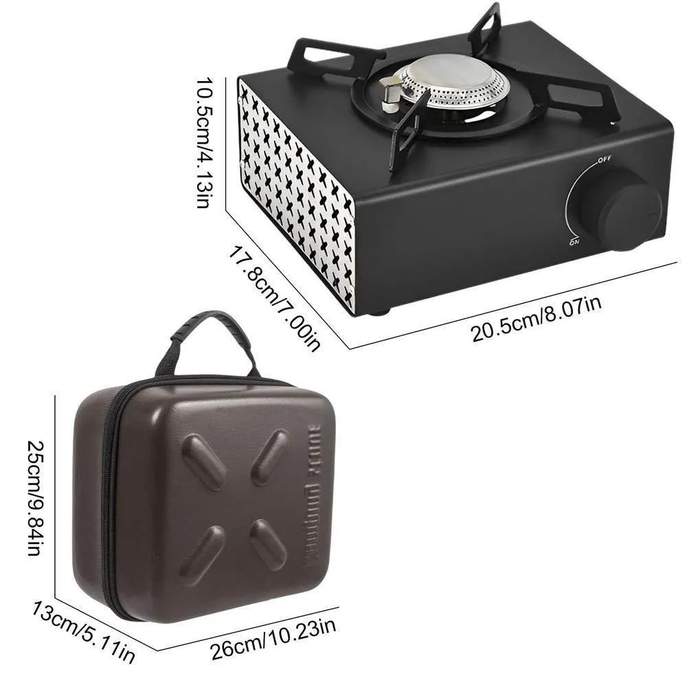 Portable Camping Stove - Single Burner Outdoor Cooking Burner