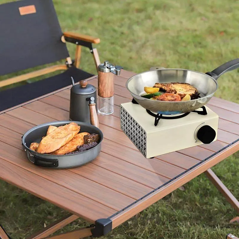 Portable Camping Stove - Single Burner Outdoor Cooking Burner