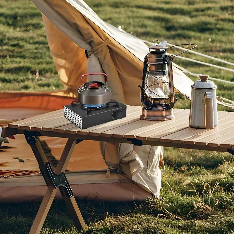 Portable Camping Stove - Single Burner Outdoor Cooking Burner