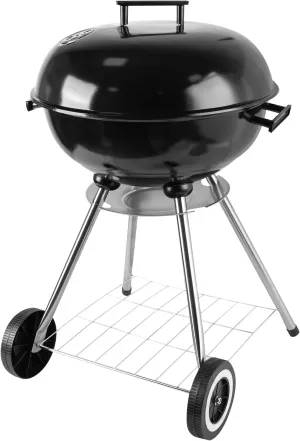 Portable Charcoal Grills - 18 inch Compact benchtop grills, insulated lid bbq grills, camping, picnics, backyards and patios (18in)