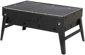Portable Folding BBQ Grill, Stainless Steel Charcoal Stove, Compact Outdoor Barbecue for Camping, Picnic Patio