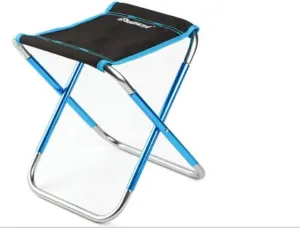 Portable Folding Stool - 7075 Aluminum Alloy Fishing Chair Barbecue Stool Portable Train Camping Chair