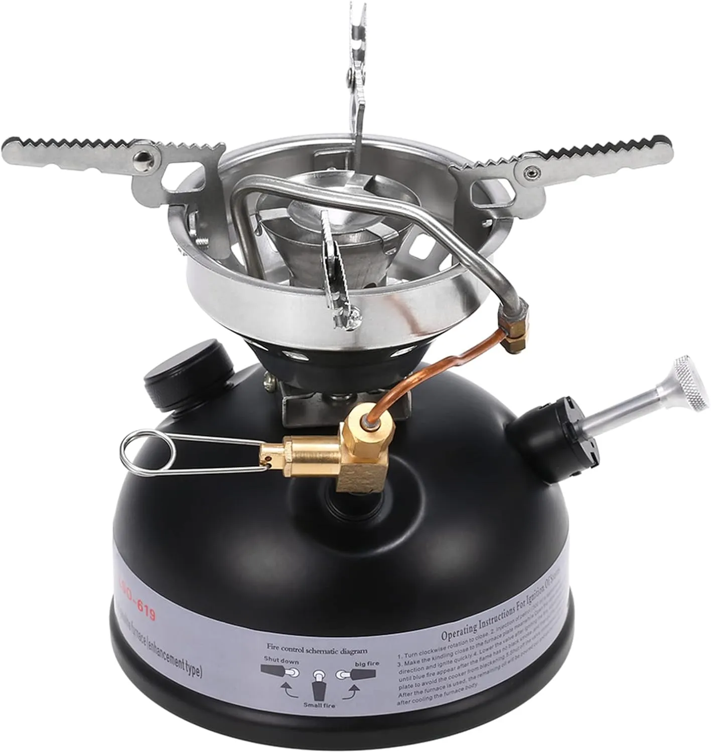 Portable Outdoor Camping Mini Gasoline Stove Liquid Fuel Alcohol Diesel Oil Stove