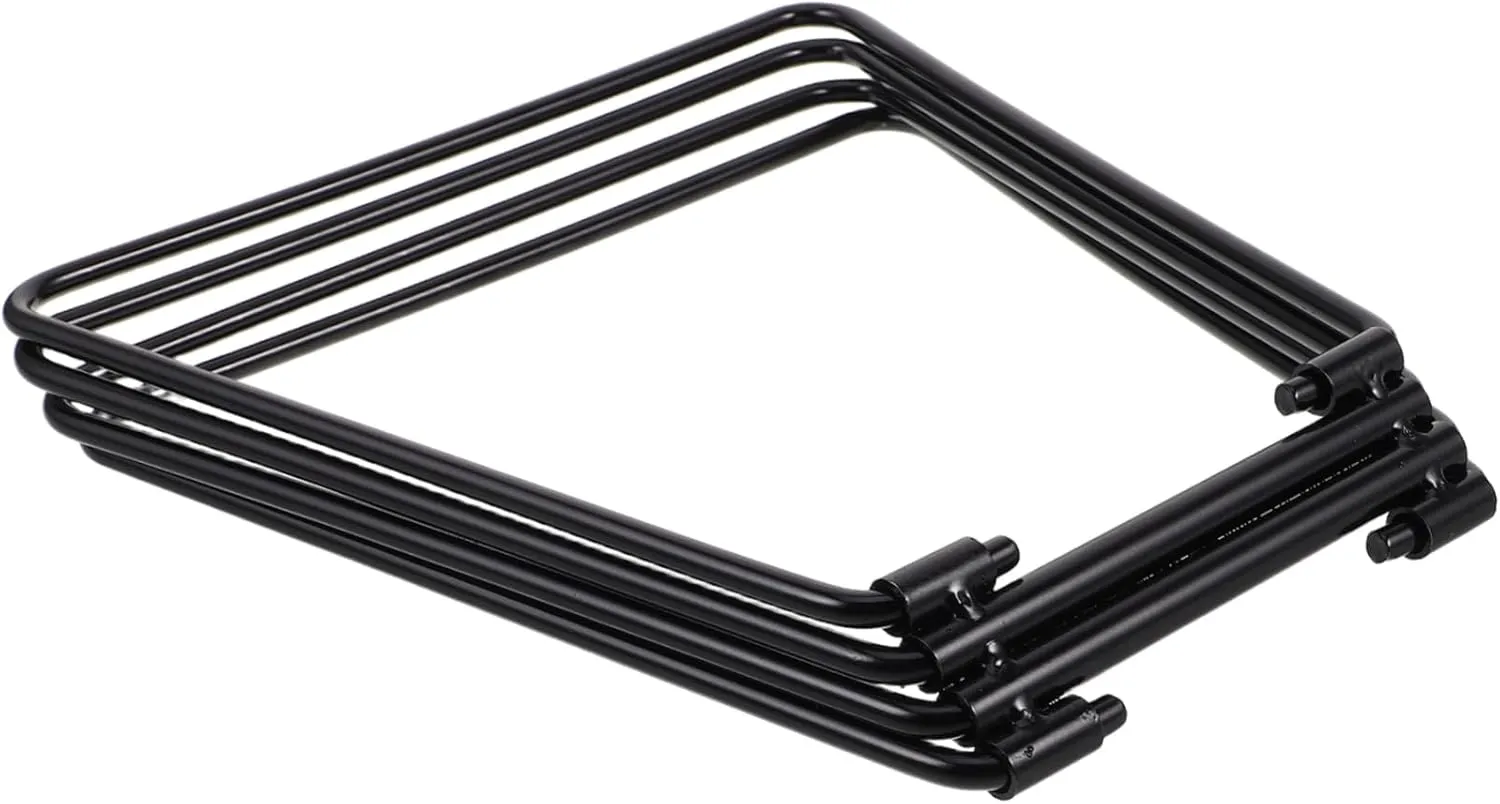 Portable Stainless Steel Camping Cooler Stand Foldable Hiking Cooler Rack Insulated Picnic Box Holder Outdoor Equipment Collapsible Rack