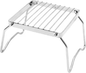 Portable Stainless Steel Folding Barbecue Grill Mini Pocket Bbq Tools for Park Camping Compact and Durable Design for Outdoor Cooking