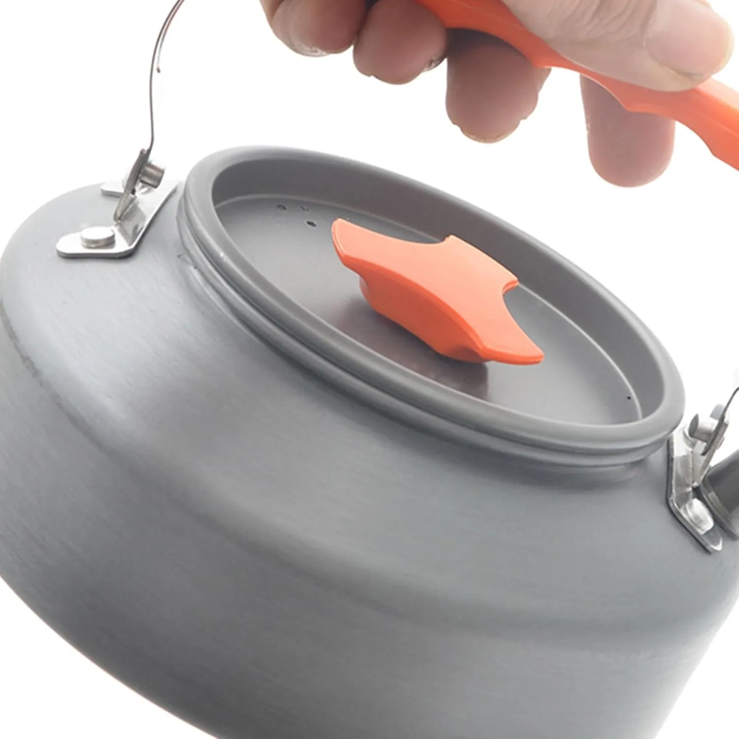 Portable Teapot Aluminum Camp Teas Coffee Pots Outdoor Hiking Water Boilers Camping Kettle Heat Water Teas Pots