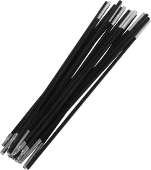 Portable Tent Poles 2 Pack Fiberglass Tent Poles Repair Kit Quick Setup Ideal for Camping Outdoor Activities