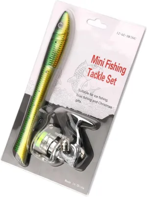 Portables Pen Fishings Rod Spinnings Reel Castings Fishings Poles Telescopic Fish Shaped Fishings Rod