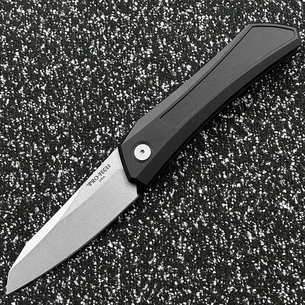 PRO-TECH Ultra Tech DS101 Outdoor Folding Knife Camping Survival Sharp Tactical EDC Tool Knife (Black)