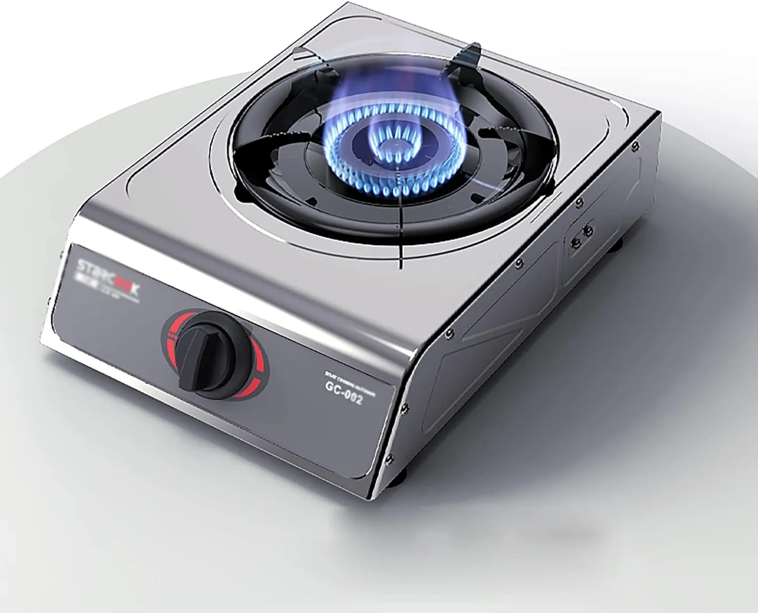 Profession Gas hob Portable Gas Stove 1 Burner Propane/Natural Gas Cooker Gas Stove LPG/NG Dual Fuel Stainless Steel Easy to Clean [Energy Class A] (Color : A2 Size : NG) (A1 NG)