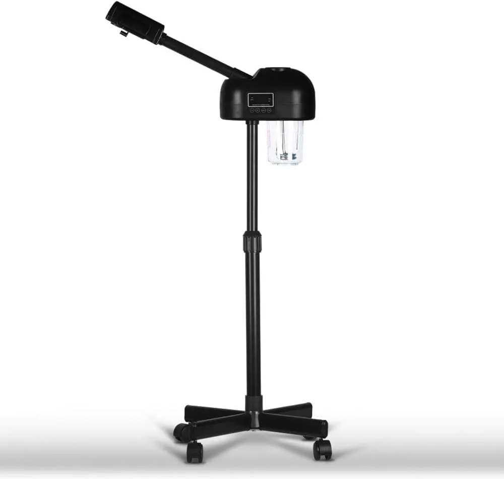 Professional Facial Steamer for Estheticians, Face Steamer with Timer Function, Hot Spray, Facial SPA Steamer at Home & Salon