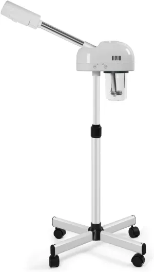 Professional Facial Steamer with Spray & Ozone, Height Adjustable, Cold Spray SPA