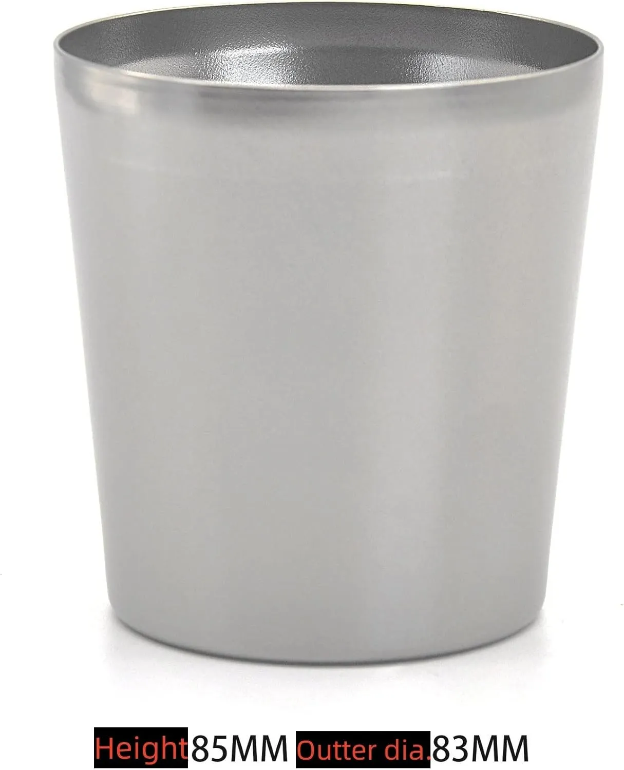 Pure titanium outdoor portable camping water mug beer mug milk mug(200ml C)