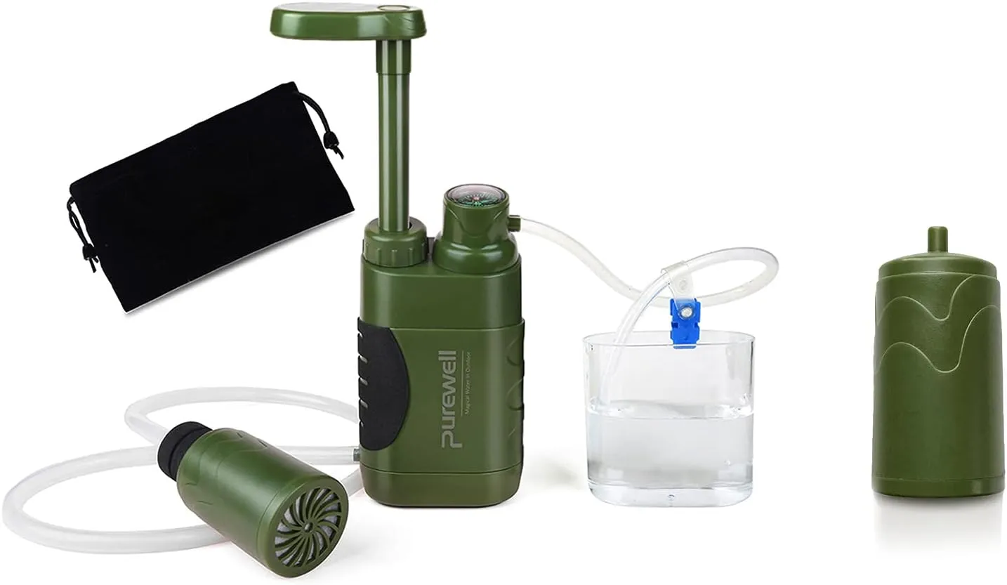 Purewell Water Purifier Pump and Replaceable Pre-Filter