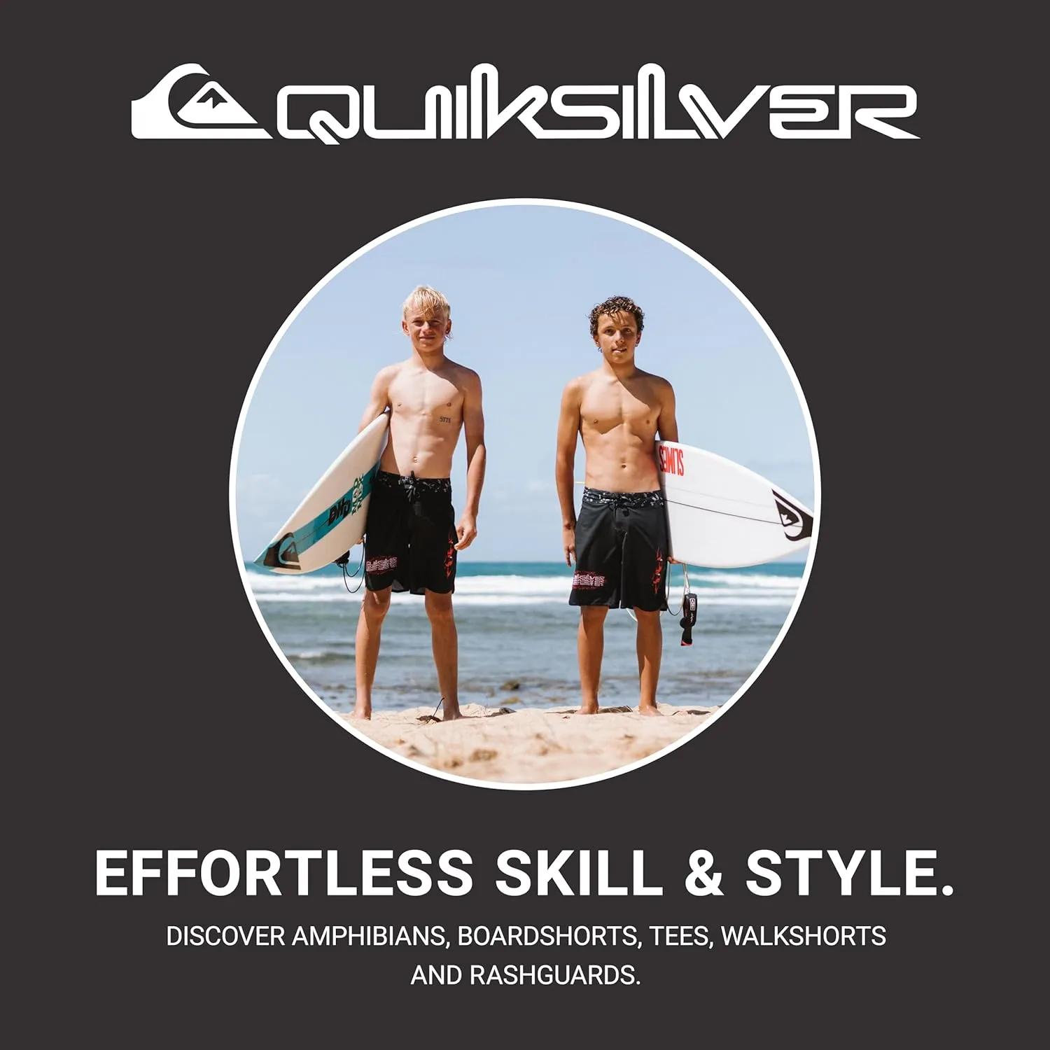Quiksilver Boys' Union Amphibian Water Friendly Hybrid Shorts