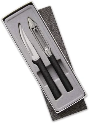 Rada Cutlery 2-Piece Pare & Peel Knife Gift Set, Black Handles