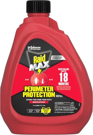 Raid Max Perimeter Protection Insecticide Spray, Indoor & Outdoor Use, 30 fl oz