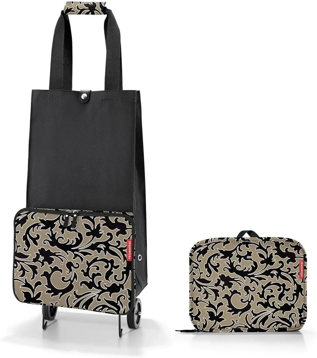 reisenthel foldabletrolley Baroque Marble - Foldable, Compact Shopping cart - Easy to Store