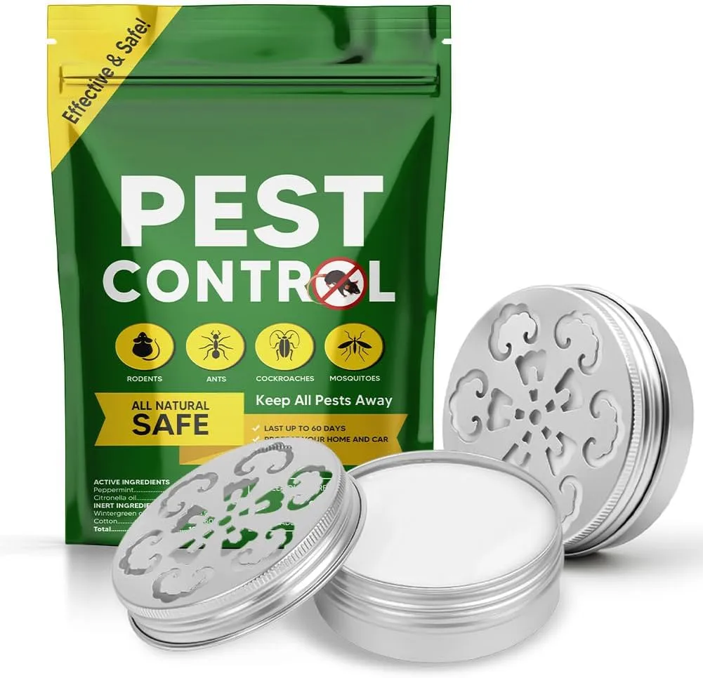 Rodent Repellent for Car Engines, Mouse Repellents for Car, Pest Repellant, Cars Rodent Repellent Under Hood, Keeping Rodents Out of House, Peppermint to Repel Mice and Rat Repellent-2P